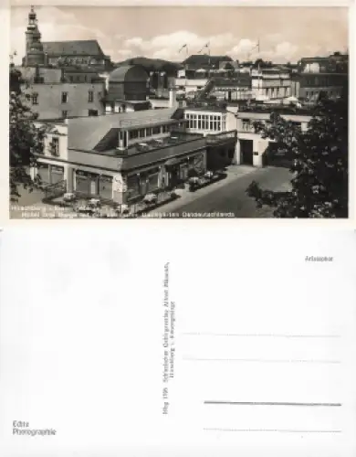 Hirschberg Schlesien Hotel drei Berge Jelenia Gora * um 1930