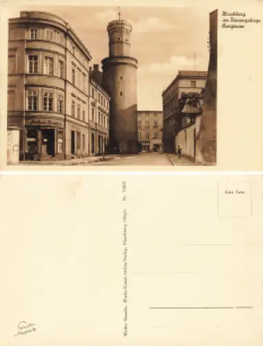Hirschberg Schlesien Burgturm Jelenia Gora * um 1930