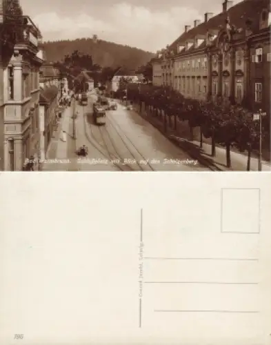 Bad Warmbrunn Riesengebirge Schlesien Schlossplatz Cieplice Slaskie-Zdroj * um 1930
