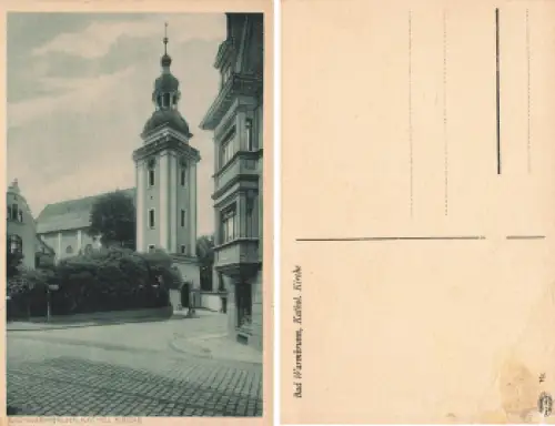 Bad Warmbrunn Riesengebirge Schlesien Kirche Cieplice Slaskie-Zdroj * um 1920