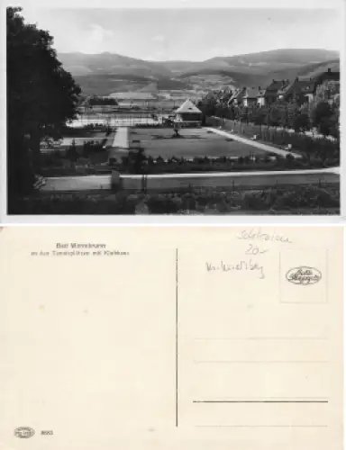 Bad Warmbrunn Riesengebirge Schlesien Tennisplätze Cieplice Slaskie-Zdroj * um 1930