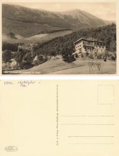 Krummhübel Riesengebirge Schlesien Villa Trautheim Karpacz * 1940