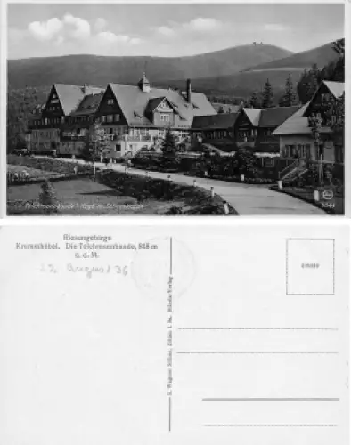 Krummhübel Riesengebirge Schlesien Teichmannsbaude Karpacz * 1936