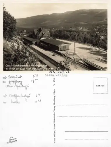 Schreiberhau Riesengebirge Schlesien Bahnhof Szklarska Poreba * 1941