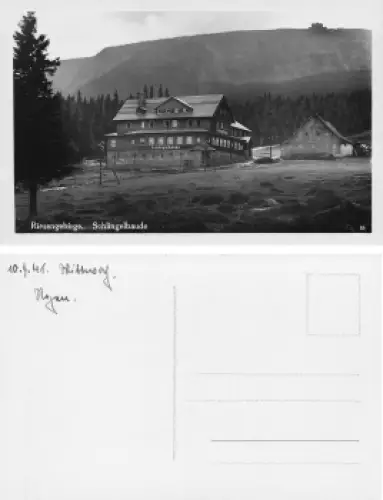 Schlingelbaude Riesengebirge Schlesien  * 1941