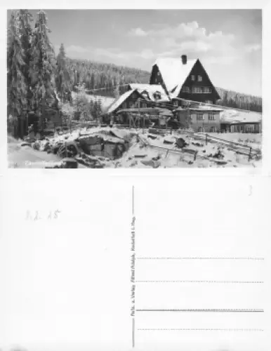 Zackelfallbaude Riesengebirge Schlesien  * 1928