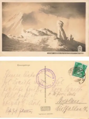 Riesengebirge Weg zur Schneekoppe Schlesien Hahn-Foto7054 o1927