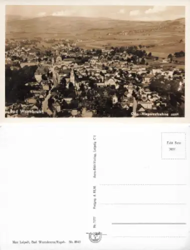 Bad Warmbrunn Schlesien  Cieplice Slaskie-Zdroj * um 1930