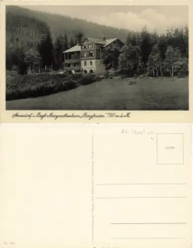 Arnsdorf Riesengebirge Schlesien Margarethenheim Bergfrieden Milkow * um 1930