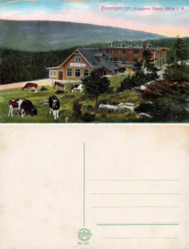 Riesengebirge Wossecker Baude Schlesien Vosecka bouda * um 1920