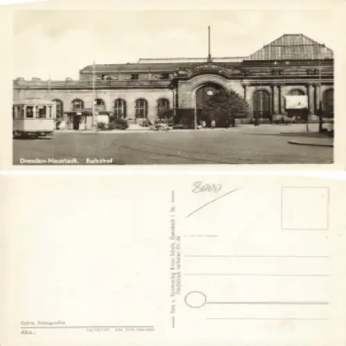 Dresden Neustadt Neustädter Bahnhof * 1952