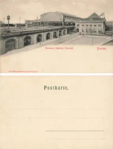 Dresden Neustadt Neustädter Bahnhof * um 1900