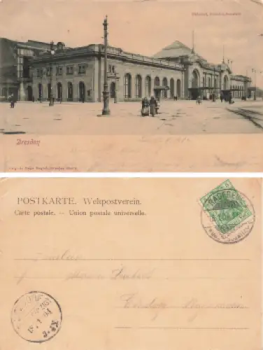 Dresden Neustadt Neustädter Bahnhof o 1904