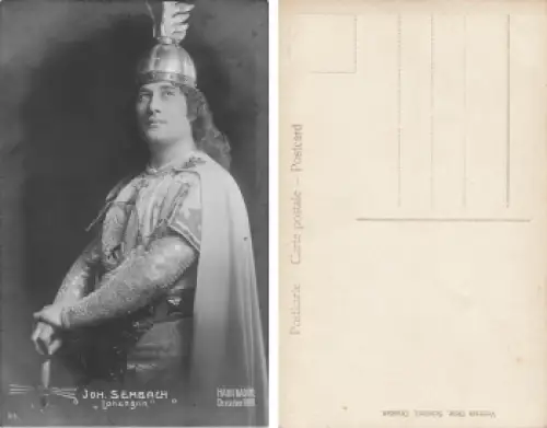 Sembach Johann Hofoper Dresden als Lohengrin 1909