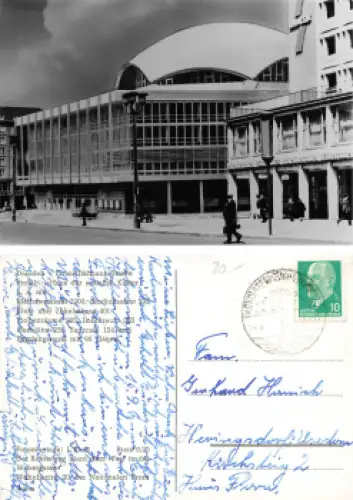Dresden Haus der Sozialistischen Kultur Planfotomontage 1966