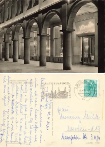 Dresdner Altmarkt Damenmode Industrieladen HOnetta o 1961