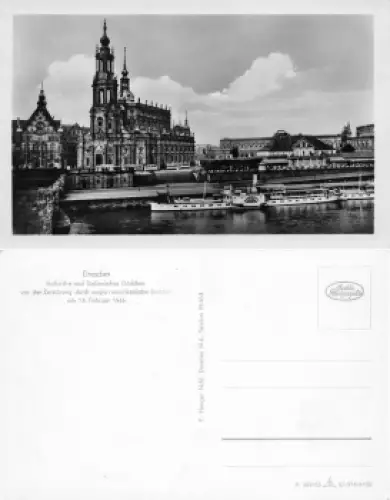 Dresden Elbdampfschiff Blasewitz * 1955