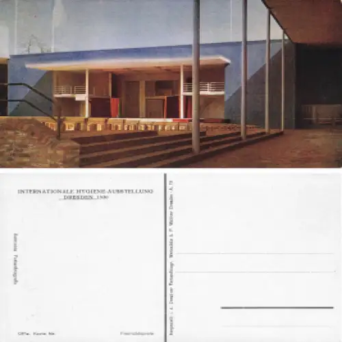 Dresden Internationale Hygiene Ausstellung 1930 Freilichtspiele