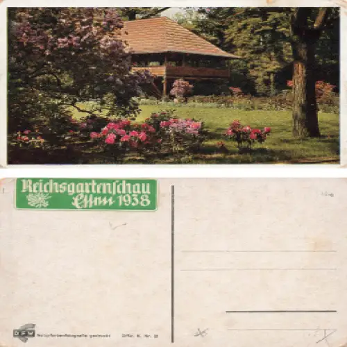 Dresden Reichsgartenschau 1936 Offizielle Karte Nr.21