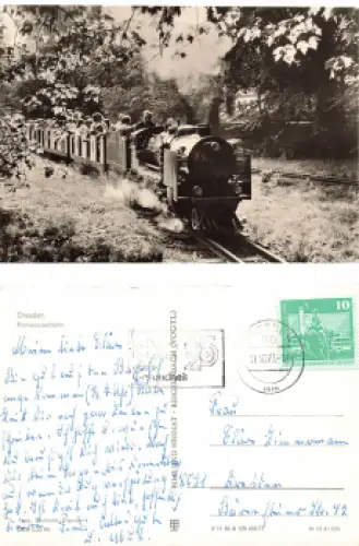 Dresden Pioniereisenbahn Parkeisenbahn o 1977