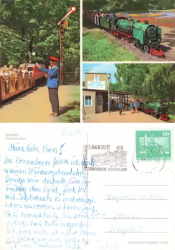 Dresden Pioniereisenbahn Parkeisenbahn o 1980