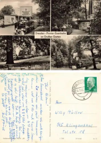 Dresden Pioniereisenbahn Parkeisenbahn o 1965