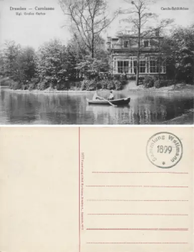 Dresden Carolaschlösschen Großer Garten * um 1910