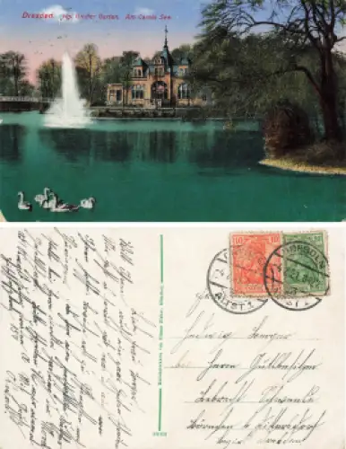 Dresden Carolaschlösschen Großer Garten o 1921