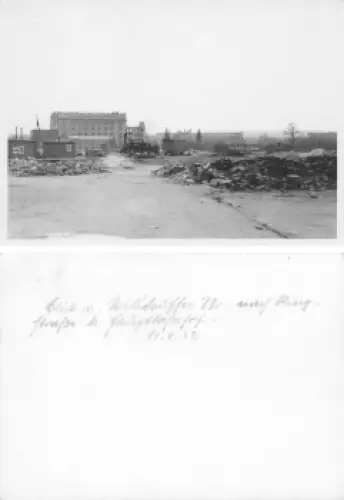 Dresden Wilsdruffer Strasse zum Ring Zerstörung im 2 WK 1952