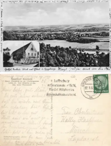 Rockau Dresden Gasthof o 1937