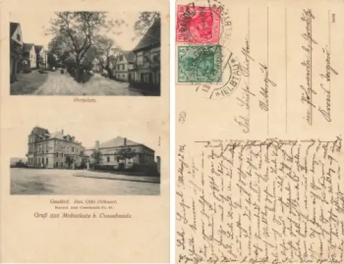 Mobschatz bei Cossebaude Dresden Gasthof Otto Döhnert o 1919