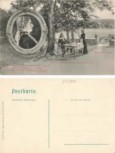 Blasewitz Dresden Schillergarten Friedrich Schiller und die Gustel von Blasewitz * 1905