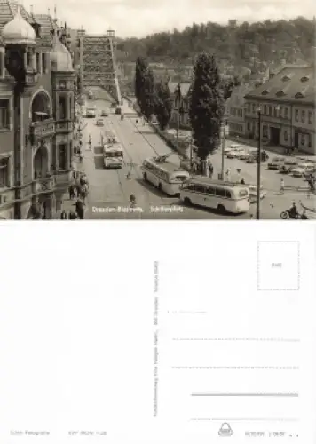 Blasewitz Dresden Schillerplatz mit O-Bus * 1967