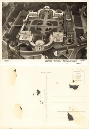 Dresden Zwinger Luftbild * um 1940 Hahn-Foto10764