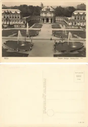 Dresden Zwinger Wallpavillon * 1954 Verlag Hahn-Foto10656