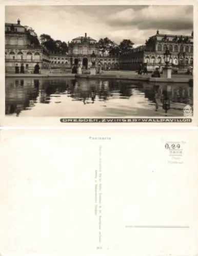 Dresden Zwinger Wall Pavillon * um 1930 Verlag Hahn-Foto7599