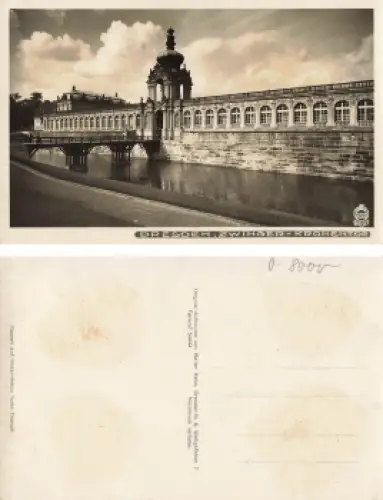Dresden Zwinger Kronentor * um 1930 Verlag Hahn-Foto4551