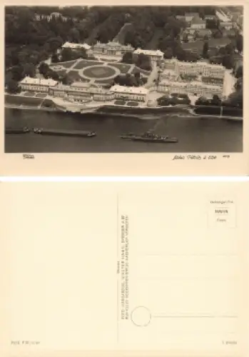 Pillnitz Dresden Schloss mit Kettenschleppschiff Verband *1956 ​​​​​​​Verlag Hahn-Foto5219