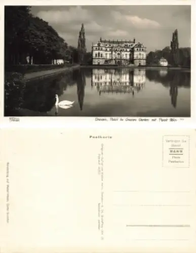 Dresden Palais im Grossen Garten * um 1940 Verlag Hahn-Foto7653