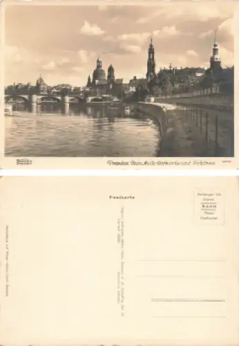 Dresden Dom Kath. Hofkirche und Schloss * 1950 Verlag Hahn-Foto10816
