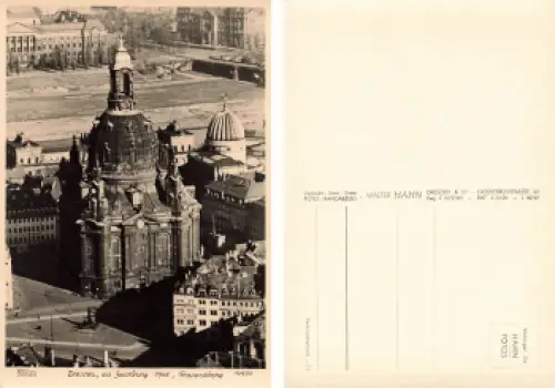 Dresden Frauenkirche * 1950 Verlag Hahn-Foto12972