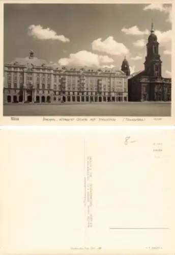 Dresden Altmarkt Ostseite mit Kreuzkirche * 1959 Verlag Hahn-Foto13537