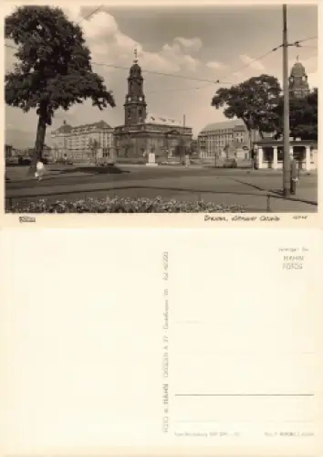 Dresden Altmarkt Ostseite * 1963 Verlag Hahn-Foto13745
