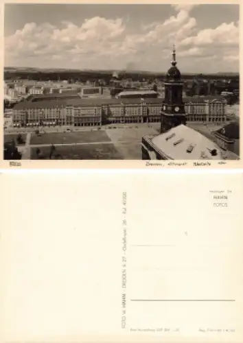 Dresden Altmarkt Westseite * 1963 Verlag Hahn-Foto13741