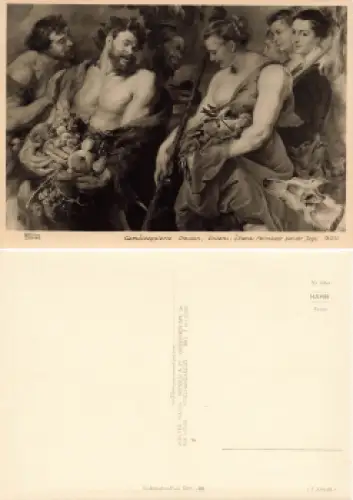 Dresden Gemäldegalerie Rubens Dianas Heimkehr von der Jagd  * 1958 Verlag Hahn-Foto13700