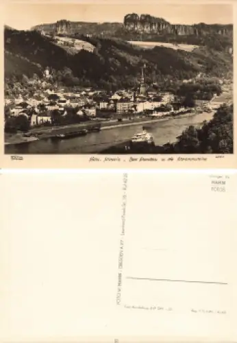 01814 Bad Schandau und die Schrammsteine * 1963 Verlag Hahn-Foto4021