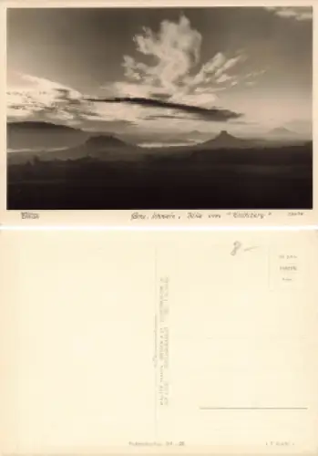 Sächsische Schweiz vom Wolfsberg * 1959 Verlag Hahn-Foto13419
