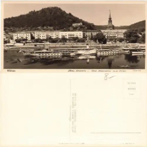 Elbdampfer "Leipzig" in Bad Schandau * 1959 Verlag Hahn-Foto13414
