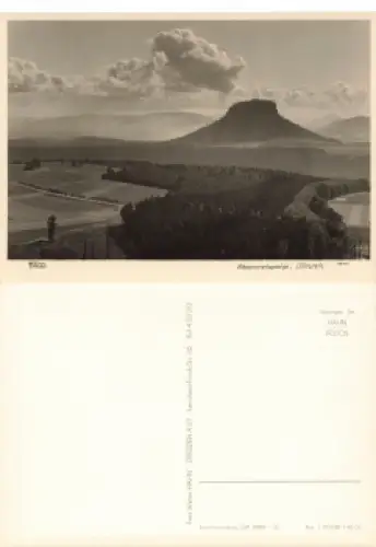 Elbsandsteingebirge Lilienstein * 1950 Verlag Hahn-Foto13098