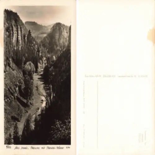Sächsische Schweiz Polenztal * 1968 Verlag Hahn-Foto8574
